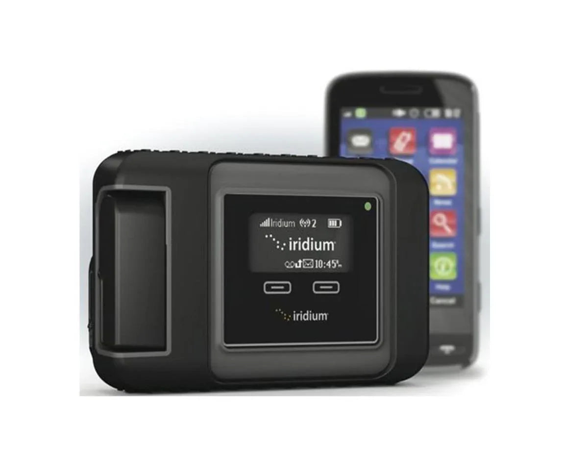 Collection of Iridium GO Smartphone Satellite Connectivity in a gallery layout